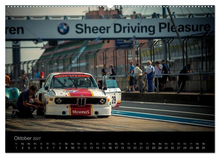 Produktbild: Classic BMW Racing (Wandkalender 2027 DIN A2 quer), CALVENDO Monatskalender