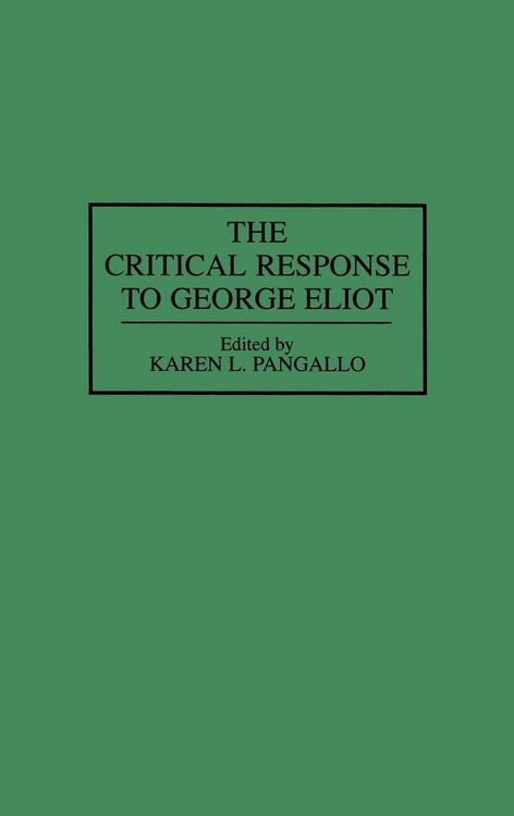 Produktbild: The Critical Response to George Eliot