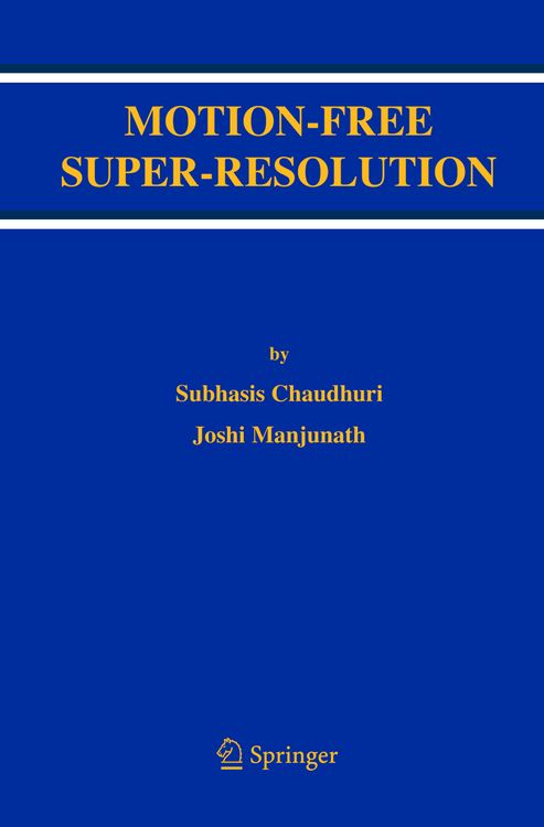 Produktbild: Motion-Free Super-Resolution