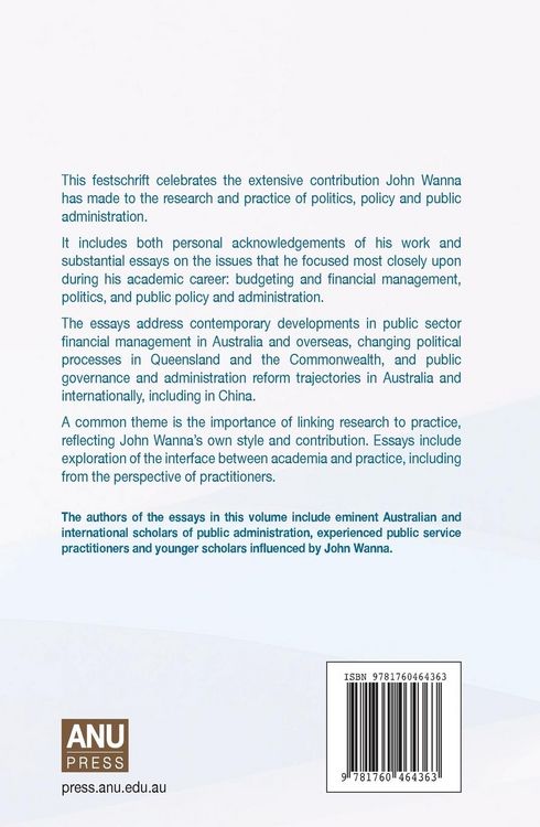 Produktbild: Politics, Policy and Public Administration in Theory and Practice