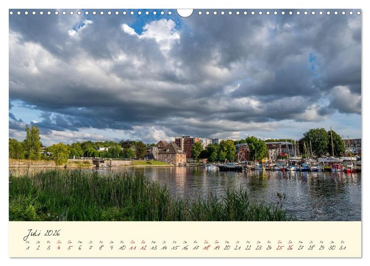 Produktbild: Kiel &ndash; Maritimes Flair im Wandel der Jahreszeiten (Wandkalender 2026 DIN A3 quer), CALVENDO Monatskalender