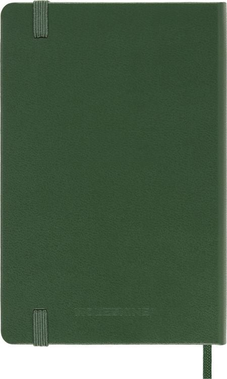Produktbild: Moleskine 12 Monate Wochen Notizkalender 2027, Pocket/A6, 1 Wo = 1 Seite, rechts linierte Seite, Fester Einband, Myrtengr&uuml;n