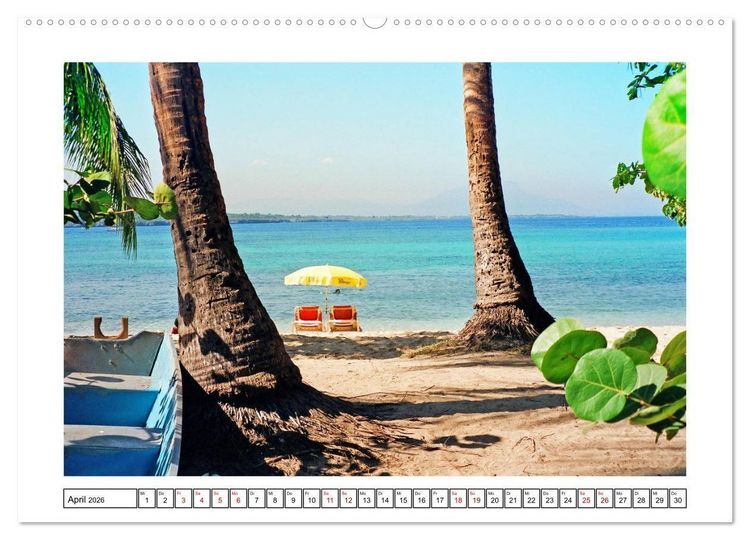 Produktbild: KARIBIK - die Vielfalt genie&szlig;en (hochwertiger Premium Wandkalender 2026 DIN A2 quer), Kunstdruck in Hochglanz