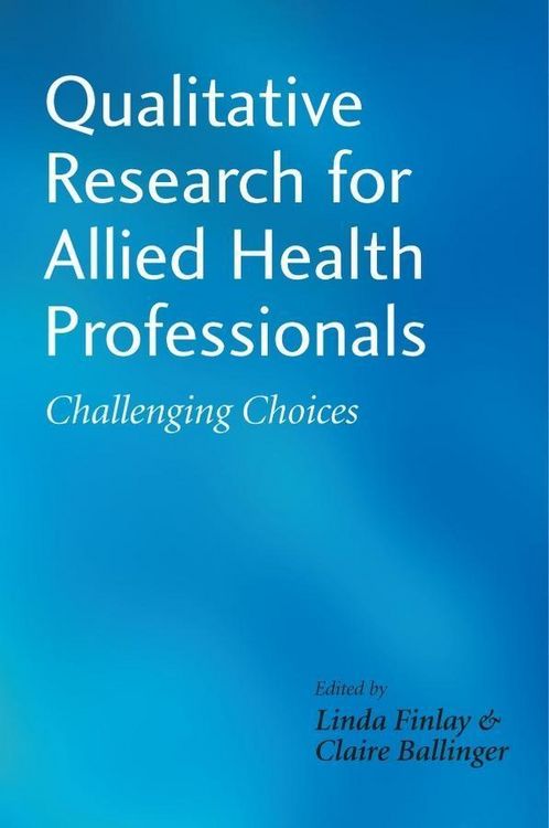 Produktbild: Qualitative Research for Allied Health Professionals