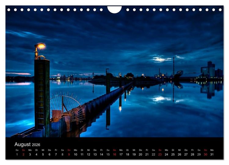 Produktbild: Bremen bei Nacht (Wandkalender 2026 DIN A4 quer), CALVENDO Monatskalender
