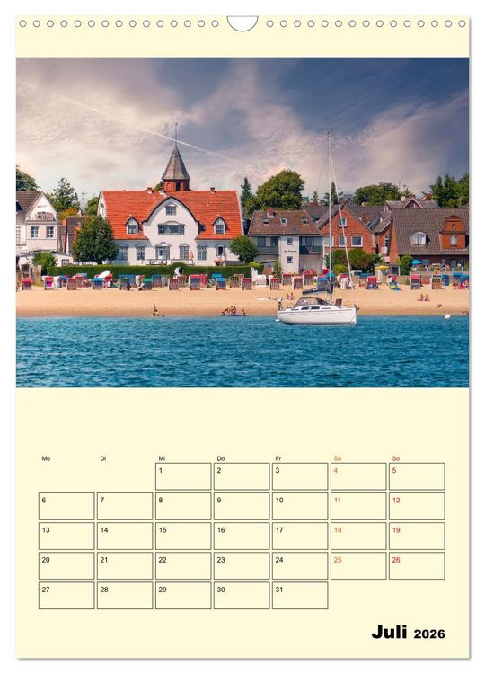 Produktbild: Meine geliebte Nordsee (Wandkalender 2026 DIN A3 hoch), CALVENDO Monatskalender