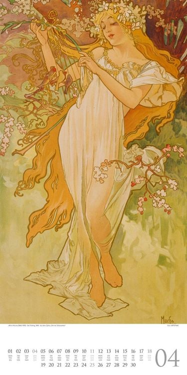 Produktbild: Alfons Mucha Kalender 2027