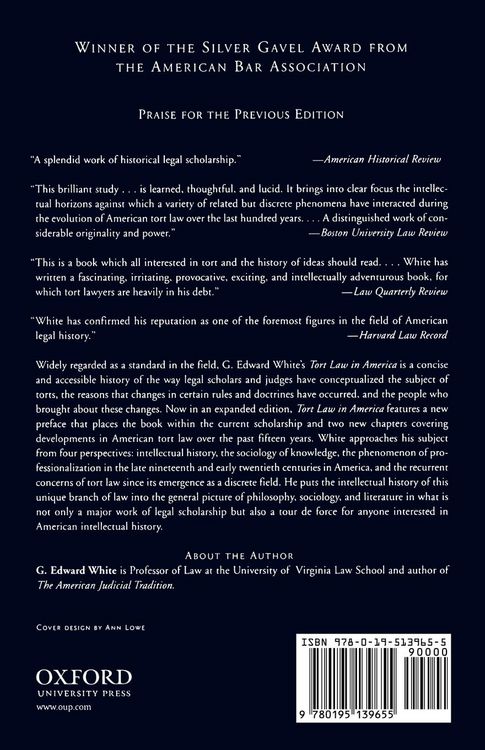 Produktbild: Tort Law in America