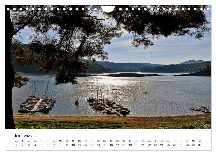 Produktbild: Mein Edersee 2026 (Wandkalender 2026 DIN A4 quer), CALVENDO Monatskalender