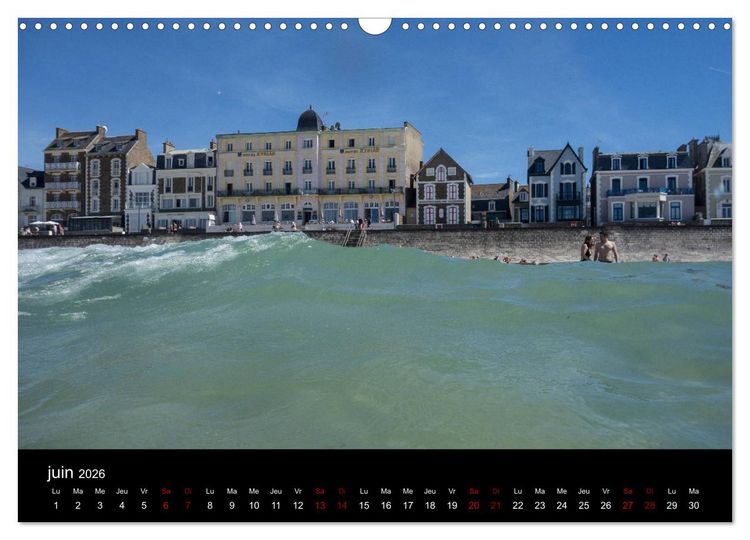 Produktbild: Saint-Malo au fil des mois (Calendrier mural 2026 DIN A3 vertical), CALVENDO calendrier mensuel