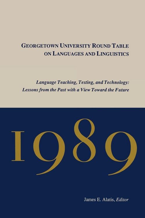 Produktbild: Georgetown University Round Table on Languages and Linguistics (GURT) 1989