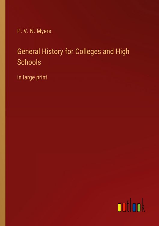 Produktbild: General History for Colleges and High Schools