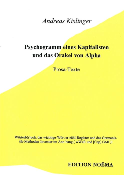 Produktbild: Psychogramm eines Kapitalisten
