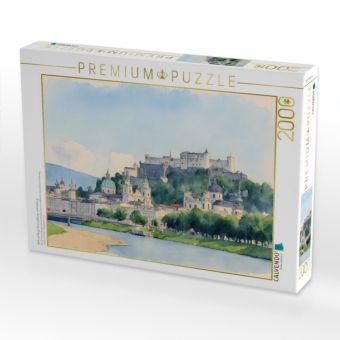 Produktbild: CALVENDO Puzzle Blick auf Burg Hohensalzburg und Salzburg | 2000 Teile Lege-Gr&ouml;&szlig;e 90x67cm Foto-Puzzle f&uuml;r gl&uuml;ckliche Stunden