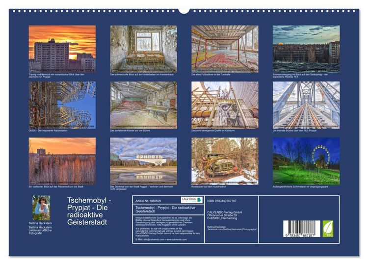 Produktbild: Tschernobyl - Prypjat - Die radioaktive Geisterstadt (hochwertiger Premium Wandkalender 2026 DIN A2 quer), Kunstdruck in Hochglanz