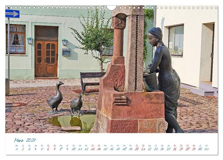 Produktbild: Nebra. Stadt der Himmelsscheibe im Burgenlandkreis (Wandkalender 2027 DIN A3 quer), CALVENDO Monatskalender