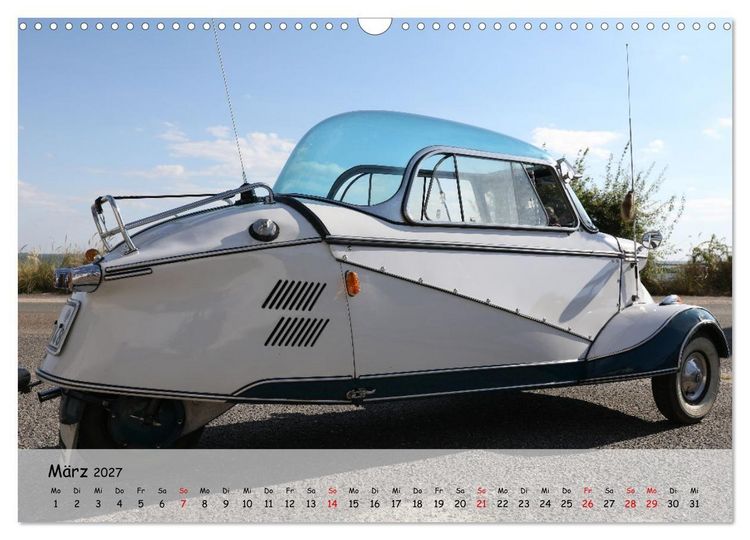 Produktbild: Messerschmitt Kabinenroller KR 200 Fahren unter dem Radar (Wandkalender 2027 DIN A3 quer), CALVENDO Monatskalender