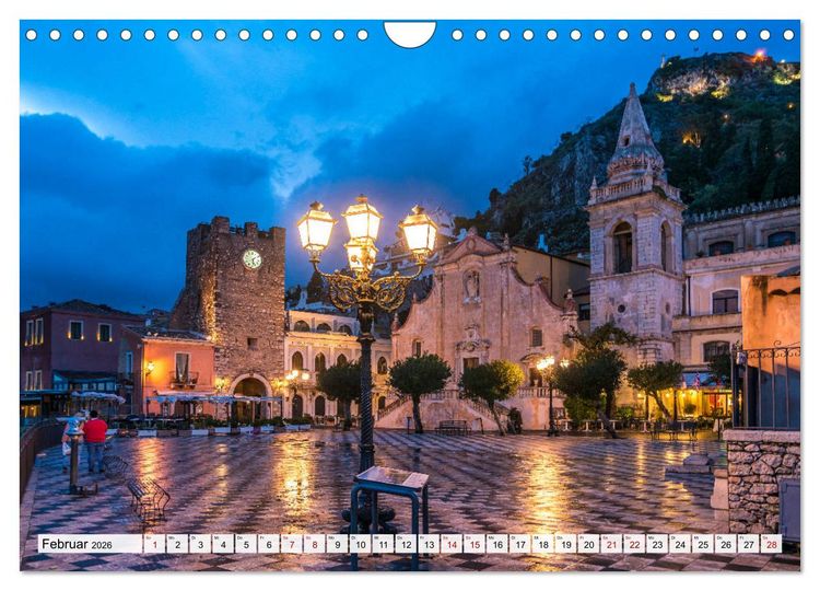 Produktbild: Sizilien - Taormina (Wandkalender 2026 DIN A4 quer), CALVENDO Monatskalender