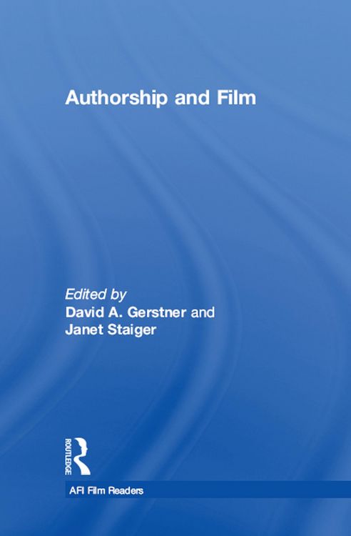 Produktbild: Authorship and Film