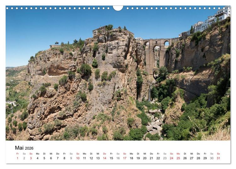Produktbild: Andalusien - die Wiege vieler spanischer Traditione (Wandkalender 2026 DIN A3 quer), CALVENDO Monatskalender