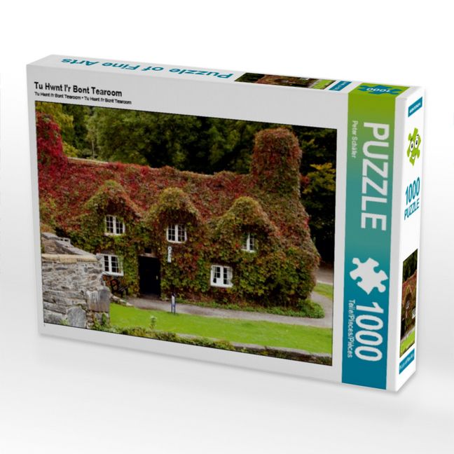 Produktbild: CALVENDO Puzzle Tu Hwnt I'r Bont Tearoom | 1000 Teile Lege-Gr&ouml;&szlig;e 64x48cm Foto-Puzzle f&uuml;r gl&uuml;ckliche Stunden