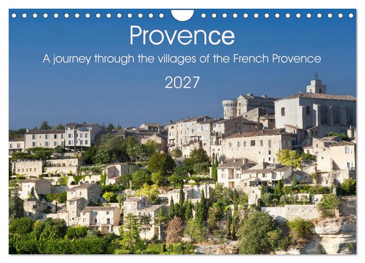 Produktbild: Provence. A journey through the villages of the French Provence (Wall Calendar 2027 DIN A4 landscape), CALVENDO 12 Month Wall Calendar