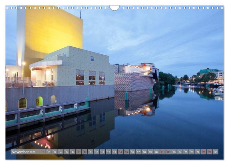 Produktbild: Hausbooturlaub Niederlande - Friesland und Groningen (Wandkalender 2026 DIN A3 quer), CALVENDO Monatskalender