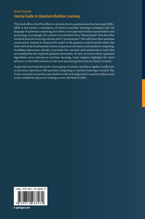 Produktbild: Concise Guide to Quantum Machine Learning