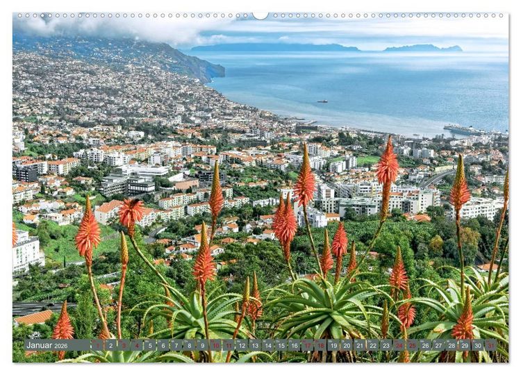 Produktbild: Madeira - Inselzauber im Atlantik (hochwertiger Premium Wandkalender 2026 DIN A2 quer), Kunstdruck in Hochglanz