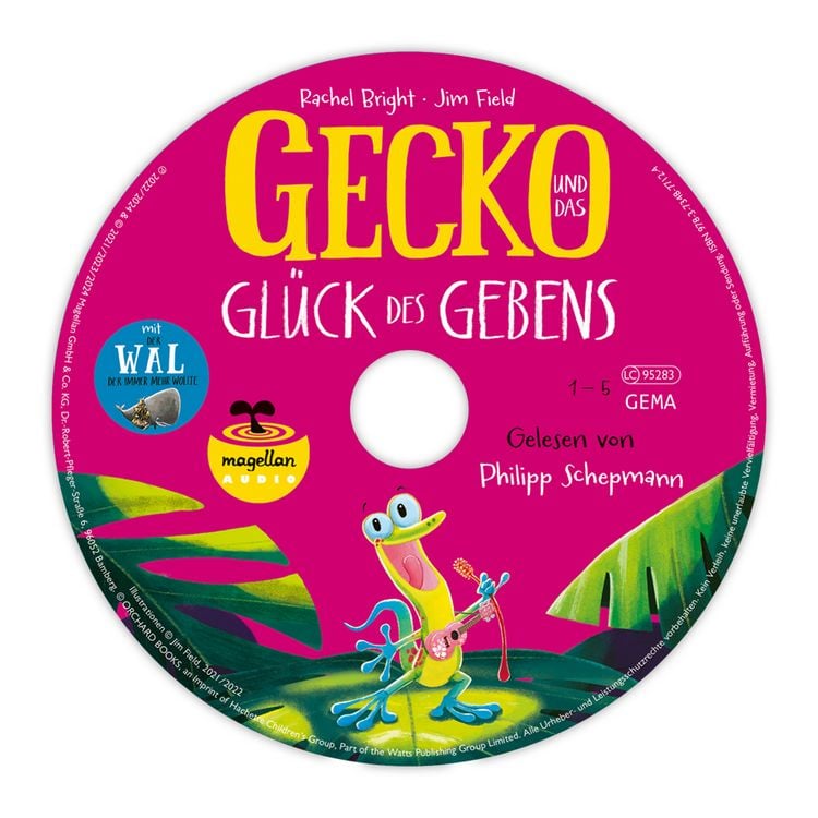 Produktbild: Gecko und das Gl&uuml;ck des Gebens / Der Wal, der immer mehr wollte (Audio-CD)