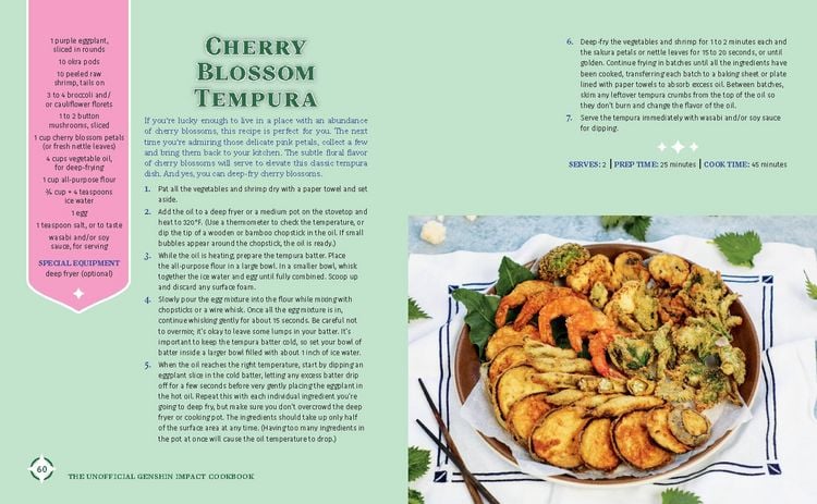 Produktbild: The Unofficial Genshin Impact Cookbook