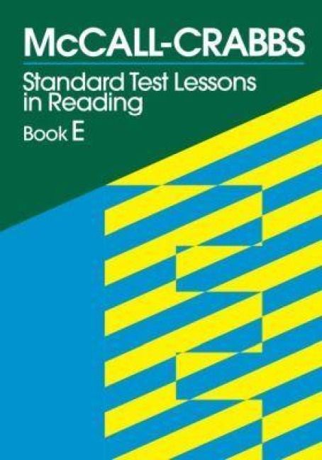 Produktbild: McCall-Crabbs Standard Test Lessons in Reading, Book E