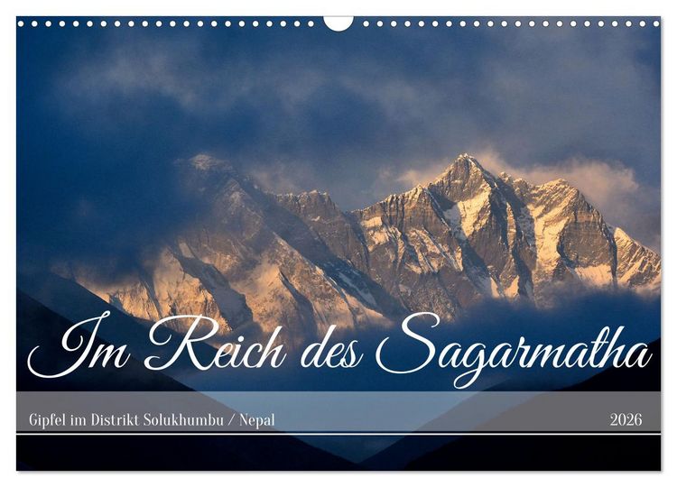 Produktbild: Im Reich des Sagarmatha (Wandkalender 2026 DIN A3 quer), CALVENDO Monatskalender