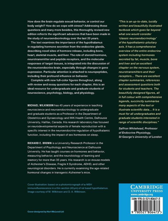 Produktbild: An Introduction to Neuroendocrinology
