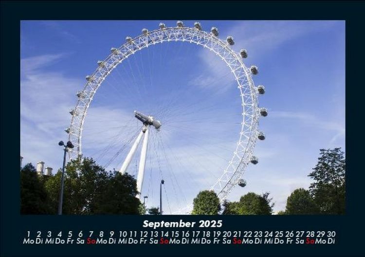 Produktbild: London 2025 Fotokalender DIN A5