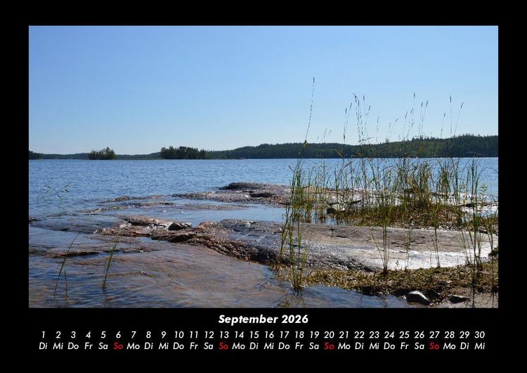 Produktbild: Die Seen der Erde 2026 Fotokalender DIN A3