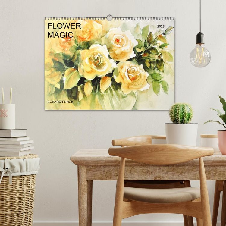 Produktbild: FLOWER MAGIC (Wall Calendar 2026 DIN A3 landscape), CALVENDO 12 Month Wall Calendar
