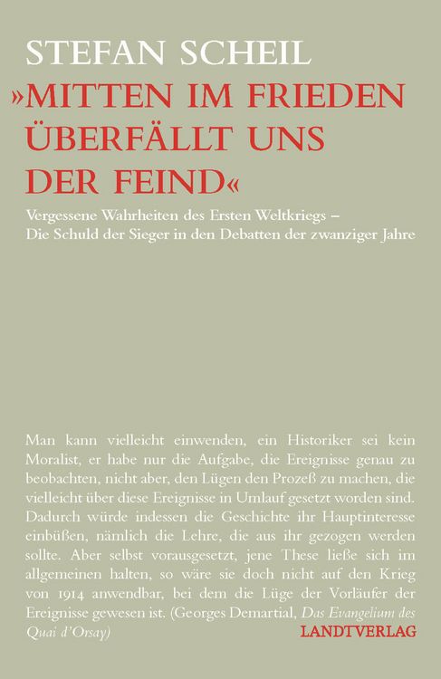 Produktbild: &raquo;Mitten im Frieden &uuml;berf&auml;llt uns der Feind&laquo;