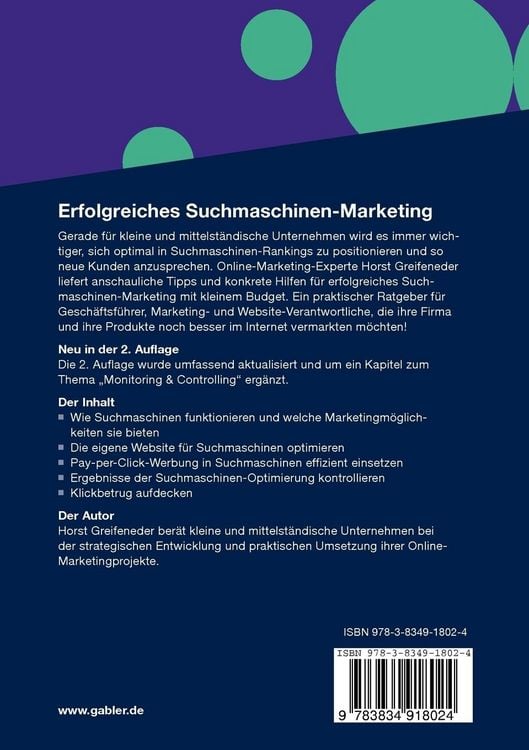 Produktbild: Erfolgreiches Suchmaschinen-Marketing