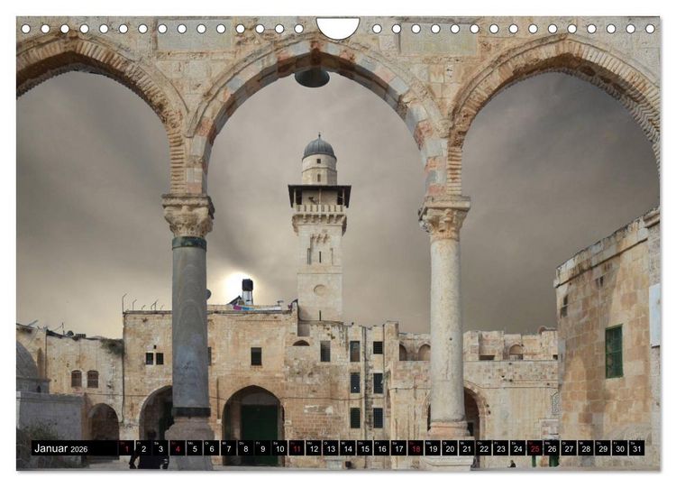 Produktbild: Jerusalem, die heilige Stadt (Wandkalender 2026 DIN A4 quer), CALVENDO Monatskalender
