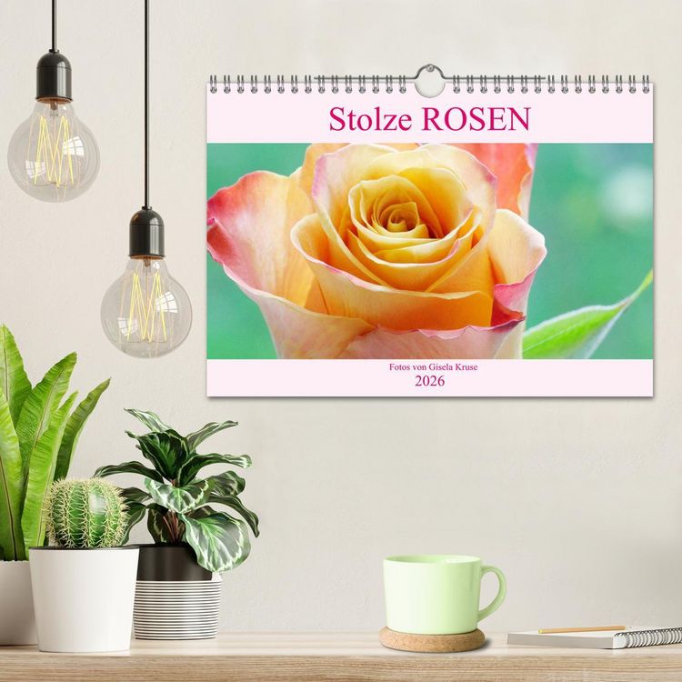 Produktbild: Stolze Rosen (Wandkalender 2026 DIN A4 quer), CALVENDO Monatskalender