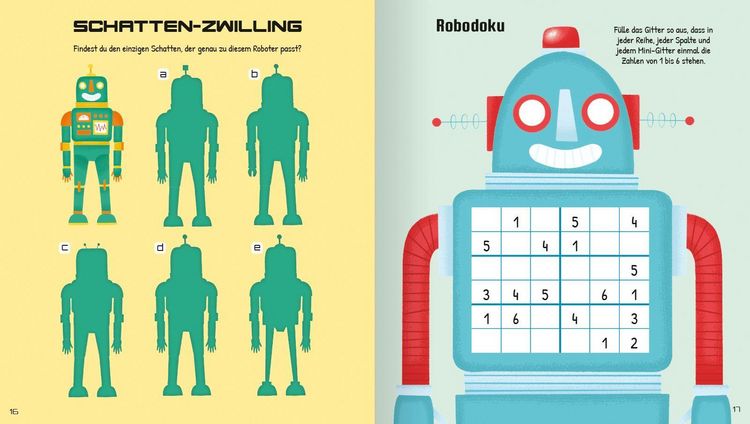 Produktbild: Roboter R&auml;tselspa&szlig; (Mint-Spa&szlig;buch)