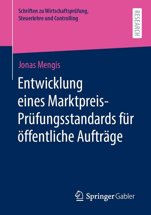 Produktbild: Entwicklung eines Marktpreis-Pr&uuml;fungsstandards f&uuml;r &ouml;ffentliche Auftr&auml;ge
