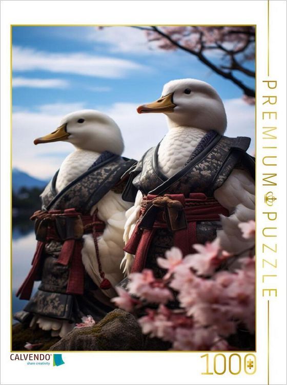Produktbild: CALVENDO Puzzle Samurai des Himmels: Samurai V&ouml;gel in Japan | 1000 Teile Lege-Gr&ouml;&szlig;e 64x48cm Foto-Puzzle f&uuml;r gl&uuml;ckliche Stunden