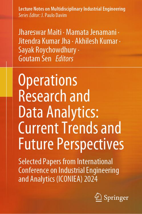 Produktbild: Operations Research and Data Analytics: Current Trends and Future Perspectives