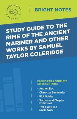 Produktbild: Study Guide to The Rime of the Ancient Mariner and Other Works by Samuel Taylor Coleridge