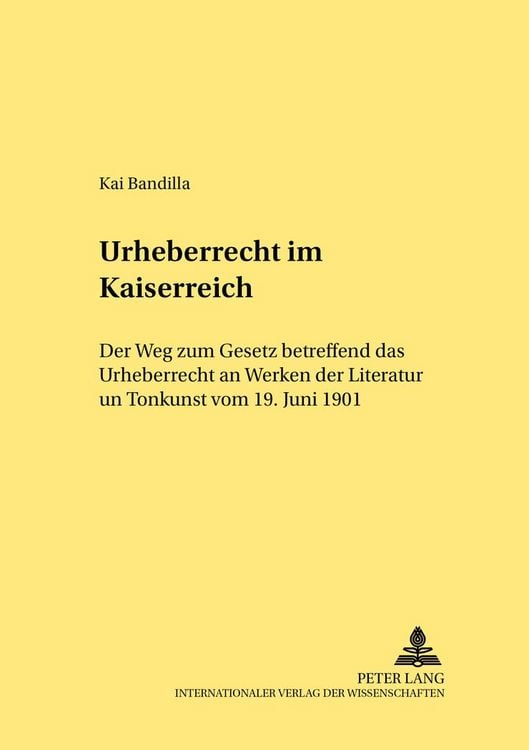 Produktbild: Urheberrecht im Kaiserreich