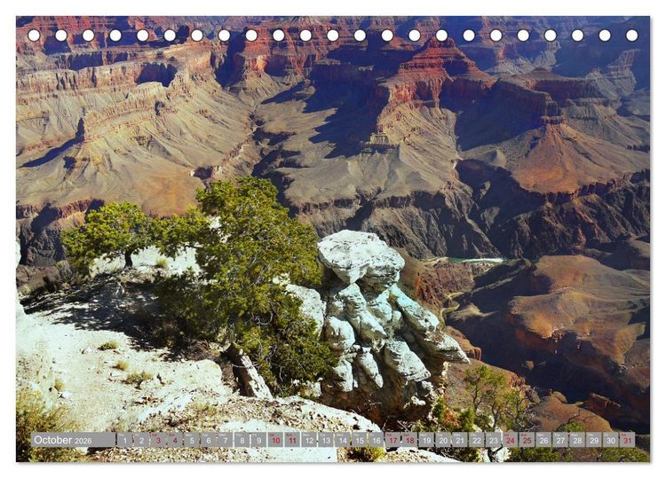 Produktbild: Grand Canyon National Park (Desk Calendar 2026 DIN A5 landscape), CALVENDO 12 Month DeskCalendar
