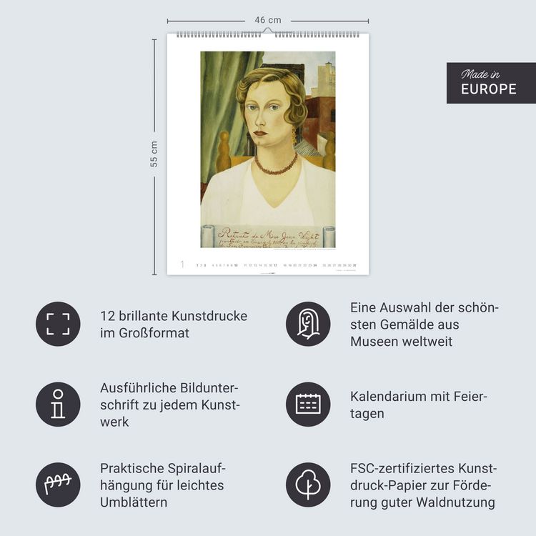 Produktbild: Frida Kahlo Edition Kalender 2027