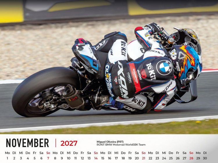 Produktbild: Superbike WM Kalender 2027